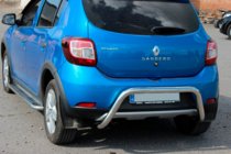 Renault Sandero 2013–2022 Zadnji zaščitni lok AK007 (nerjavno jeklo) fotografija 2