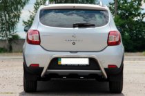 Renault Sandero 2013–2022 Zadnji zaščitni lok AK007 (nerjavno jeklo) fotografija 5