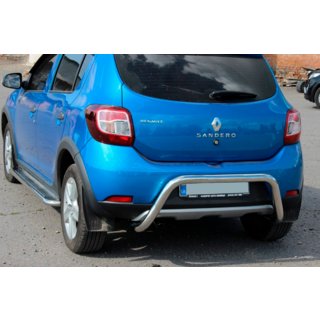 Zadnji zaščitni lok AK007 (nerjavno jeklo) Renault Sandero 2013–2022 fotografija 2