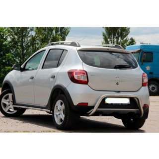 Zadnji zaščitni lok AK007 (nerjavno jeklo) Renault Sandero 2013–2022 fotografija 4