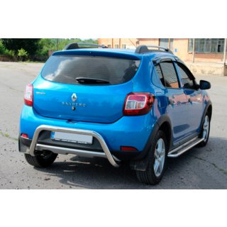 Zadnji zaščitni lok AK007 (nerjavno jeklo) Dacia Sandero 2013–2020 fotografija 2
