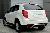 SsangYong Korando 2010–2019 Zadnji zaščitni lok AK006 (nerjaveče jeklo) fotografija 1