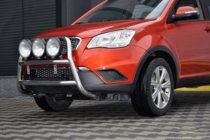 SsangYong Korando 2010–2019 Prednji zaščitni lok WT018 (inox) fotografija 2