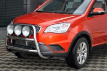 SsangYong Korando 2010–2019 Prednji zaščitni lok WT018 (inox) fotografija 4