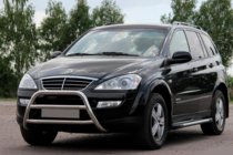 SsangYong Kyron 2005–2014 Prednji zaščitni lok WT022 (nerjavno jeklo) fotografija 1