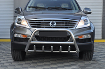 SsangYong Rexton I 2001–2017 Prednji zaščitni lok WT003 (nerjaveče jeklo) fotografija 5