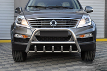 SsangYong Rexton I 2001–2017 Prednji zaščitni lok WT003 (nerjaveče jeklo) fotografija 3