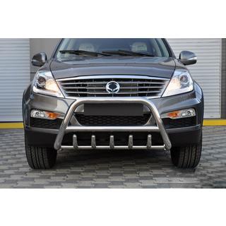 Prednji zaščitni lok WT003 (nerjaveče jeklo) SsangYong Rexton I 2001–2017 fotografija 3