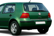 Volkswagen Golf 4 1997–2006 Nerjaveča zaščitna letvica roba prtljažnika fotografija 2