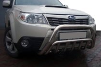 Subaru Forester 2008–2013 Sprednji zaščitni lok WT002 (nerjaveče jeklo) fotografija 1