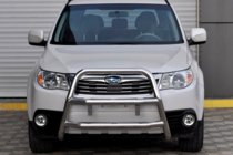 Subaru Forester 2008–2013 Prednji zaščitni lok WT018 (inox) fotografija 4