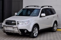 Subaru Forester 2008–2013 Prednji zaščitni lok WT018 (inox) fotografija 3