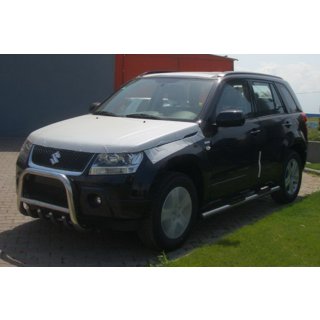 Sprednji zaščitni lok QT006 (nerjavno jeklo) Suzuki Grand Vitara 2005–2017 fotografija 3