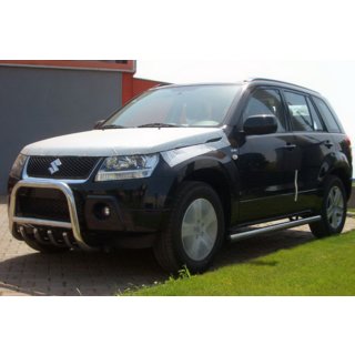 Sprednji zaščitni lok QT006 (nerjavno jeklo) Suzuki Grand Vitara 2005–2017 fotografija 1