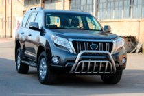 Toyota Land Cruiser Prado 150 2009–2023 Prednji zaščitni lok WT002 (nerjavno jeklo) fotografija 4
