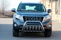 Toyota Land Cruiser Prado 150 2009–2023 Prednji zaščitni lok WT002 (nerjavno jeklo) fotografija 5