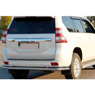 Zadnji zaščitni lok AK005-2 (nerjaveče jeklo) Toyota Land Cruiser Prado 150 2009–2023 fotografija 1