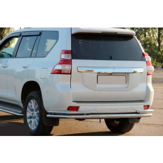 Zadnji zaščitni lok AK005-2 (nerjaveče jeklo) Toyota Land Cruiser Prado 150 2009–2023 fotografija 3