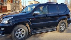 Toyota Land Cruiser Prado 120 2002–2009 Zaščita stranskih pragov BB004 (2 kosa, inox) fotografija 2