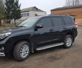 Toyota Land Cruiser Prado 150 2009–2023 Zaščita stranskih pragov BB004 (2 kosa, nerj.) fotografija 6