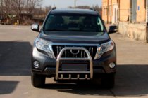 Toyota Land Cruiser Prado 150 2009–2023 Kenguru zaščitni lok QT007 (nerjaveče jeklo) fotografija 3