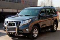 Toyota Land Cruiser Prado 150 2009–2023 Kenguru zaščitni lok QT007 (nerjaveče jeklo) fotografija 2