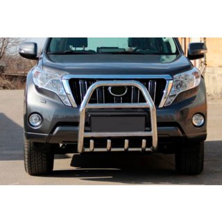 Kenguru zaščitni lok QT007 (nerjaveče jeklo) Toyota Land Cruiser Prado 150 2009–2023 fotografija 1