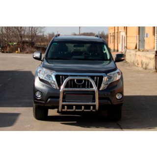 Kenguru zaščitni lok QT007 (nerjaveče jeklo) Toyota Land Cruiser Prado 150 2009–2023 fotografija 3