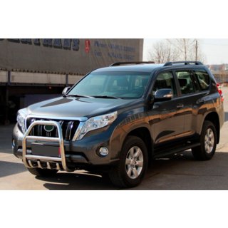 Kenguru zaščitni lok QT007 (nerjaveče jeklo) Toyota Land Cruiser Prado 150 2009–2023 fotografija 2