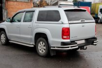Volkswagen Amarok 2010–2022 Zadnji kotni elementi AK003-Double (2 kos, nerjavno jeklo) fotografija 5