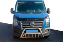 Volkswagen Crafter 2006–2016 Prednji zaščitni lok WT002 (nerjavno jeklo) fotografija 1