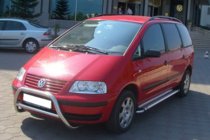 Volkswagen Sharan 1995–2010 Sprednji zaščitni lok WT005 (nerjaveče jeklo) fotografija 3
