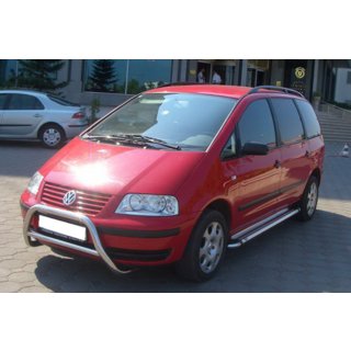 Sprednji zaščitni lok WT005 (nerjaveče jeklo) Volkswagen Sharan 1995–2010 fotografija 3