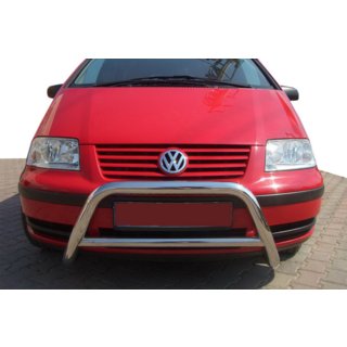 Sprednji zaščitni lok WT005 (nerjaveče jeklo) Volkswagen Sharan 1995–2010 fotografija 1
