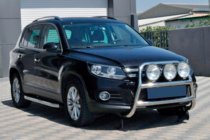 Volkswagen Tiguan 2007–2016 Sprednji zaščitni lok WT018 (nerjaveče jeklo) fotografija 3