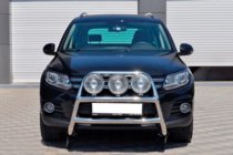 Volkswagen Tiguan 2007–2016 Sprednji zaščitni lok WT018 (nerjaveče jeklo) fotografija 2