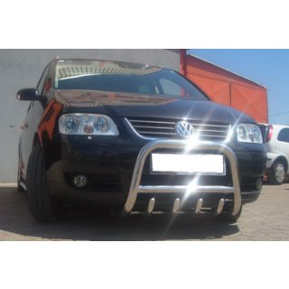 Prednji zaščitni lok QT006 (nerjaveče jeklo) Volkswagen Touran 2003–2010 fotografija 4