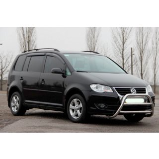 Prednji zaščitni lok WT022 (nerjavno jeklo) Volkswagen Touran 2003–2010 fotografija 1