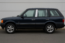 Range Rover II P38A 1997–2002 Okrasne letve stebričkov vrat (6 kos, nerjavno jeklo) fotografija 1