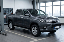 Toyota Hilux 2015– Stranske stopnice Blackline (2 kosa, aluminij) fotografija 1
