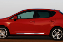 Seat Ibiza 2010–2017 OmsaLine okrasne letve vrat (4 kos, nerjaveče jeklo) fotografija 1