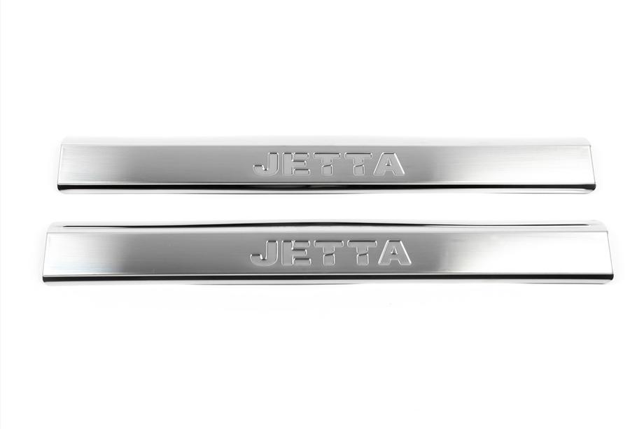 Volkswagen Jetta 2006–2011 Notranje obloge pragov (nerjaveče jeklo) Fotografija 3
