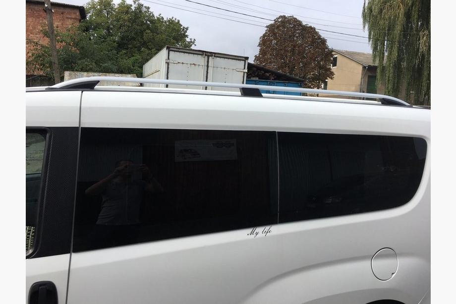 Opel Combo 2012–2018 Strešne vzdolžne letve CROWN (mat siva) Fotografija 4