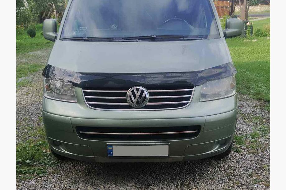 Volkswagen T5 Multivan 2003–2010 Obloga spodnje rešetke (nerjavno jeklo) Fotografija 8