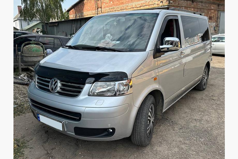 Volkswagen T5 Multivan 2003–2010 Obloga spodnje rešetke (nerjavno jeklo) Fotografija 7