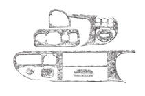 Ford Transit 1991–2000 Obloge armaturne plošče (1997-2000) fotografija 6