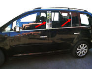 Volkswagen Touran 2003–2010 Letve stebričkov vrat (10 kos, nerjaveče jeklo) fotografija 3
