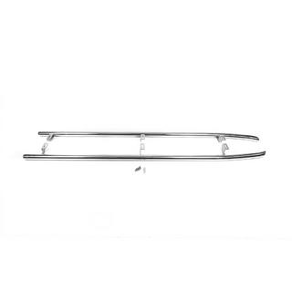 Zaščita stranskih pragov BB004 (2 kosa, inox) Toyota Land Cruiser 200 2007–2021 fotografija 3