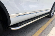 Volkswagen Touareg 2010–2018 Stranske stopnice Maydos V2 (2 kosa, aluminij/nerjavno jeklo) fotografija 1