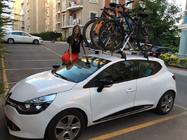 Renault Clio IV 2012–2019 Nosilec za kolo za strešni prtljažnik fotografija 2
